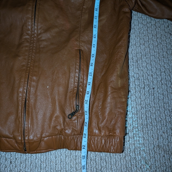 Genuine leather bomber jacket - Picture 6 of 6